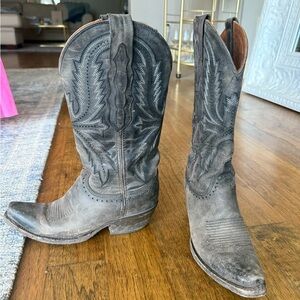 Lucchese Black Cowboy Boots